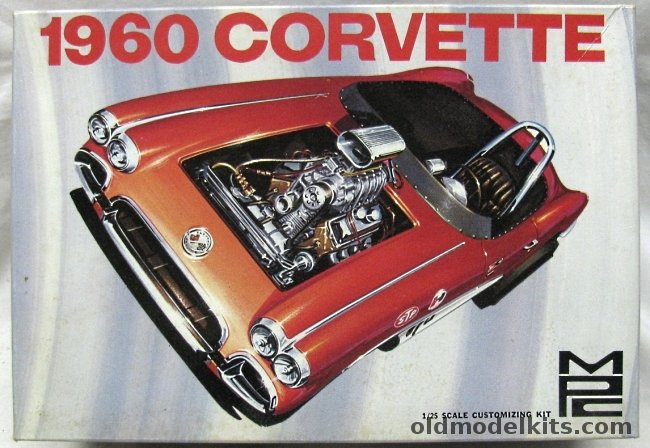 MPC 1/25 1960 Chevrolet Corvette - Stock / Bonneville Car / Modified Sport Car / Wild Custom / Stock Drag / Wild Custom / Road Racing / Rally Car, 306-200 plastic model kit